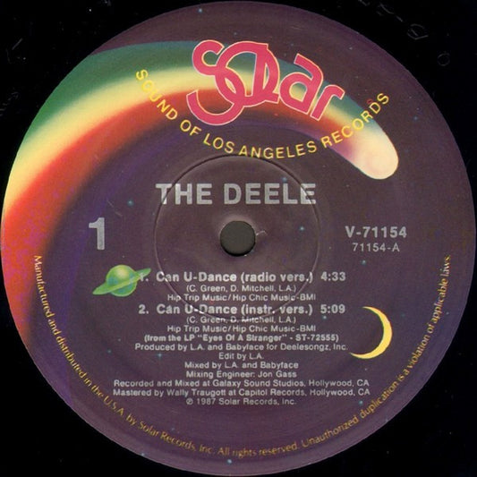 The Deele : Can U-Dance (12")