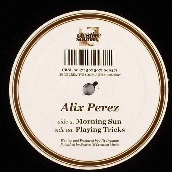 Alix Perez : Morning Sun / Playing Tricks (12")