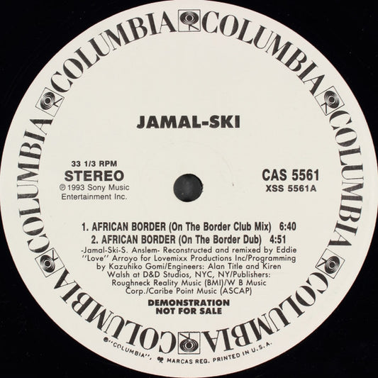 Jamal-Ski* : African Border (12", Promo)