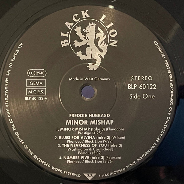 Freddie Hubbard : Minor Mishap (LP, RE)