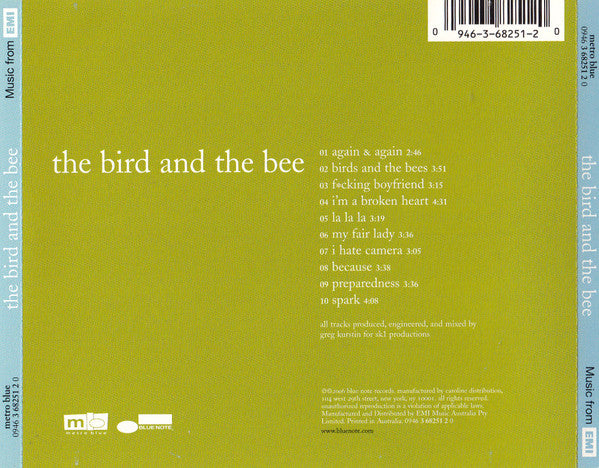 The Bird And The Bee : The Bird And The Bee (CD, Album)