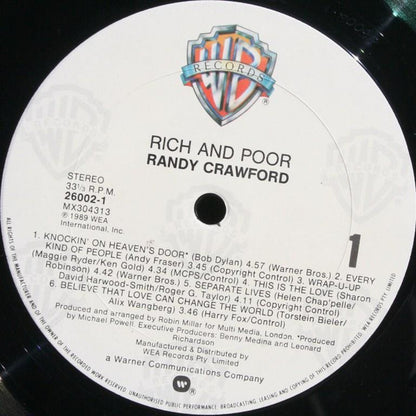 Randy Crawford : Rich And Poor (LP, Album)