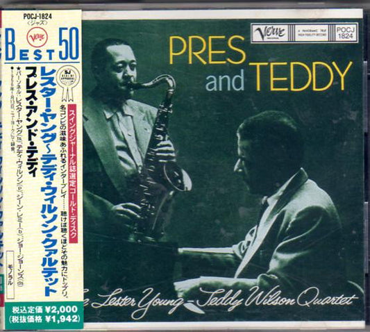 The Lester Young-Teddy Wilson Quartet : Pres And Teddy (CD, Album, Mono, RE)