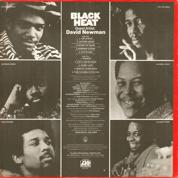 Black Heat : Black Heat (LP, Album, MO )