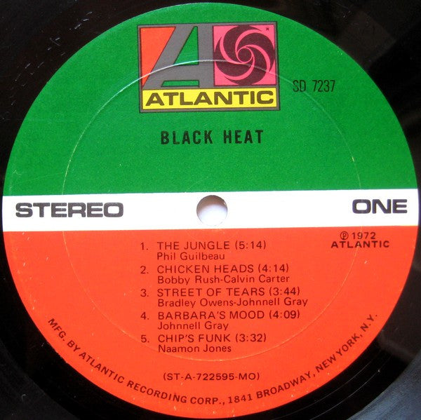 Black Heat : Black Heat (LP, Album, MO )
