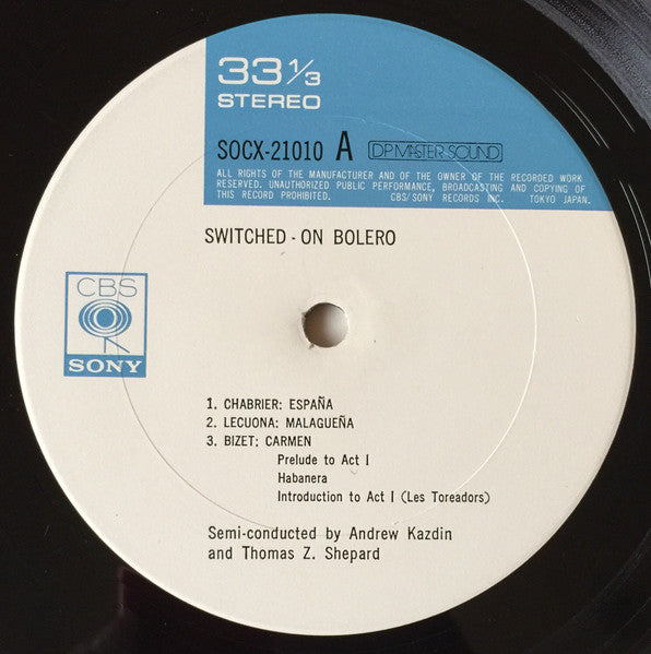 The Mighty Moog : Switched on Bolero  (LP, Album, Gat)