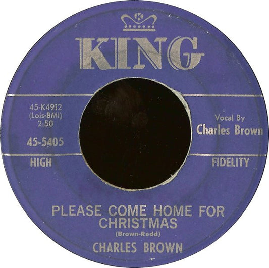 Charles Brown / Amos Milburn : Please Come Home For Christmas / Christmas (Comes But Once A Year) (7", Single)