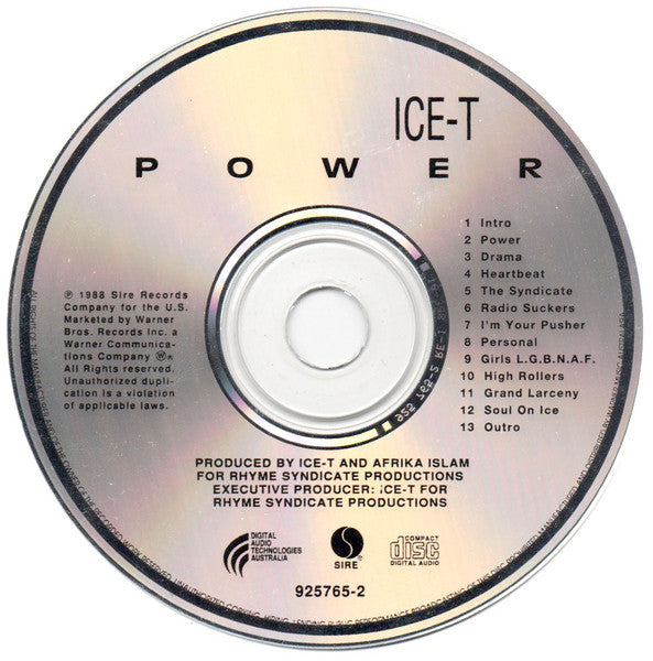 Ice-T : Power (CD, Album, RE)