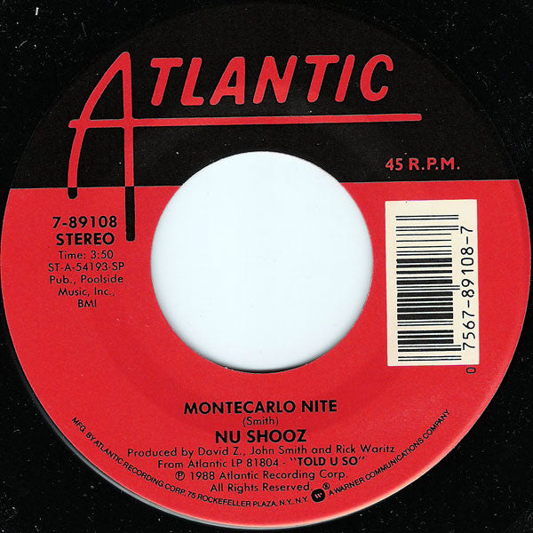 Nu Shooz : Should I Say Yes? (7", Single, Spe)