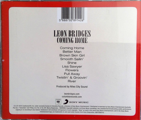 Leon Bridges : Coming Home (CD, Album)