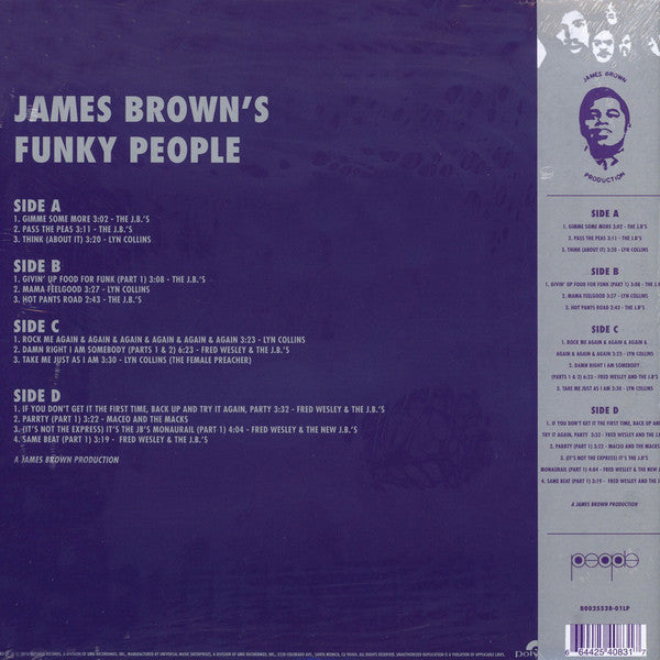 Various : James Brown's Funky People (2xLP, Comp)