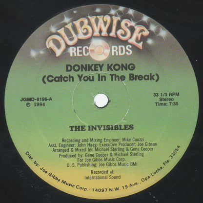 The Invisibles (2) : Donkey Kong (Catch You In The Break) (12")