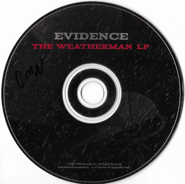 洋楽 Evidence THE WEATHERMAN LP Evidence – The Weatherman LP | Releases | Discogs