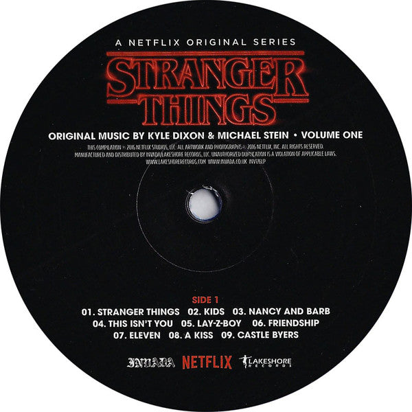 Kyle Dixon (2) & Michael Stein (9) : Stranger Things - Volume One (LP, Blu + LP, Red + Album)