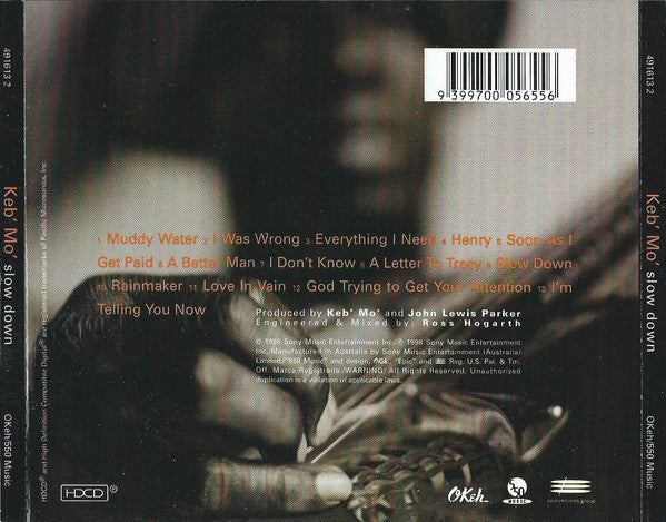 Keb' Mo' : Slow Down (HDCD, Album)
