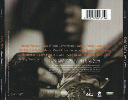 Keb' Mo' : Slow Down (HDCD, Album)
