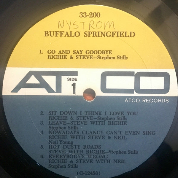 Buffalo Springfield : Buffalo Springfield (LP, Album, Mono)