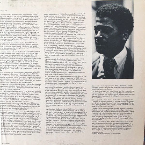 Andrew Hill : One For One (2xLP, Album)