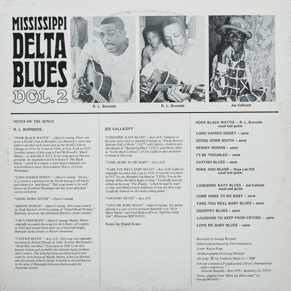 Various : Mississippi Delta Blues Vol. 2 (LP, Album)