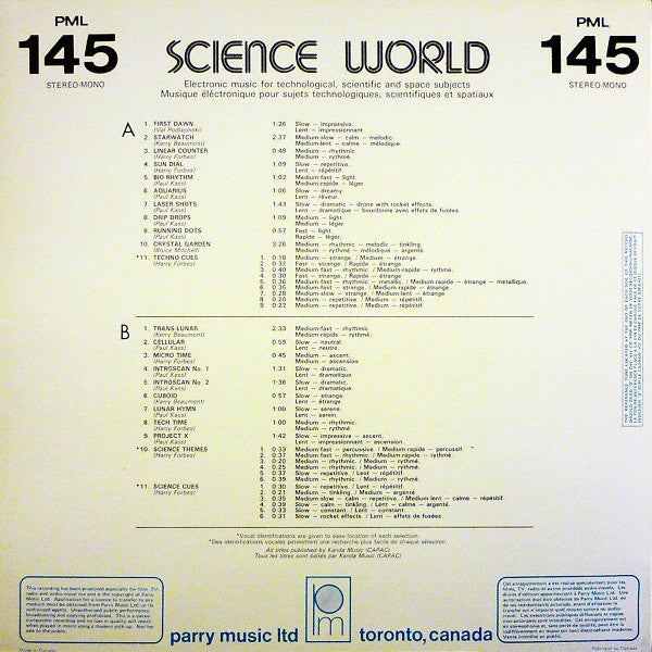 Various : Science World (LP)
