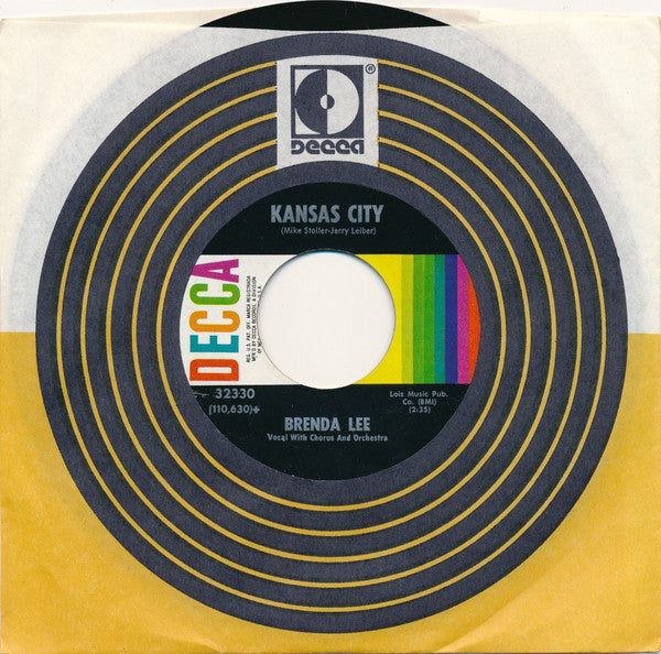 Brenda Lee : Each Day Is A Rainbow (7", Single, Glo)