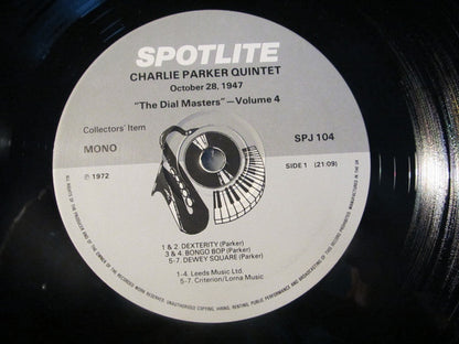 Charlie Parker : Charlie Parker On Dial Volume 4 (LP, Comp, Mono)