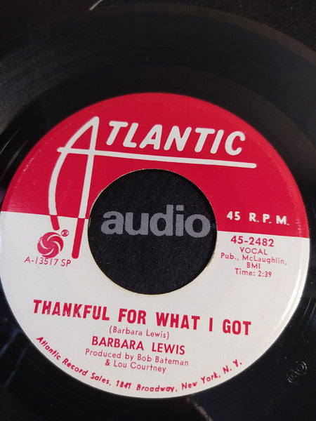 Barbara Lewis : Sho-Nuff (It's Got To Be Your Love) (7", Promo)