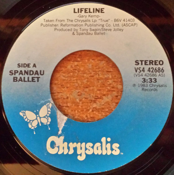 Spandau Ballet : Lifeline (7", Single)