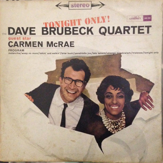 The Dave Brubeck Quartet ,Guest Star Carmen McRae : Tonight Only! (LP, Album)