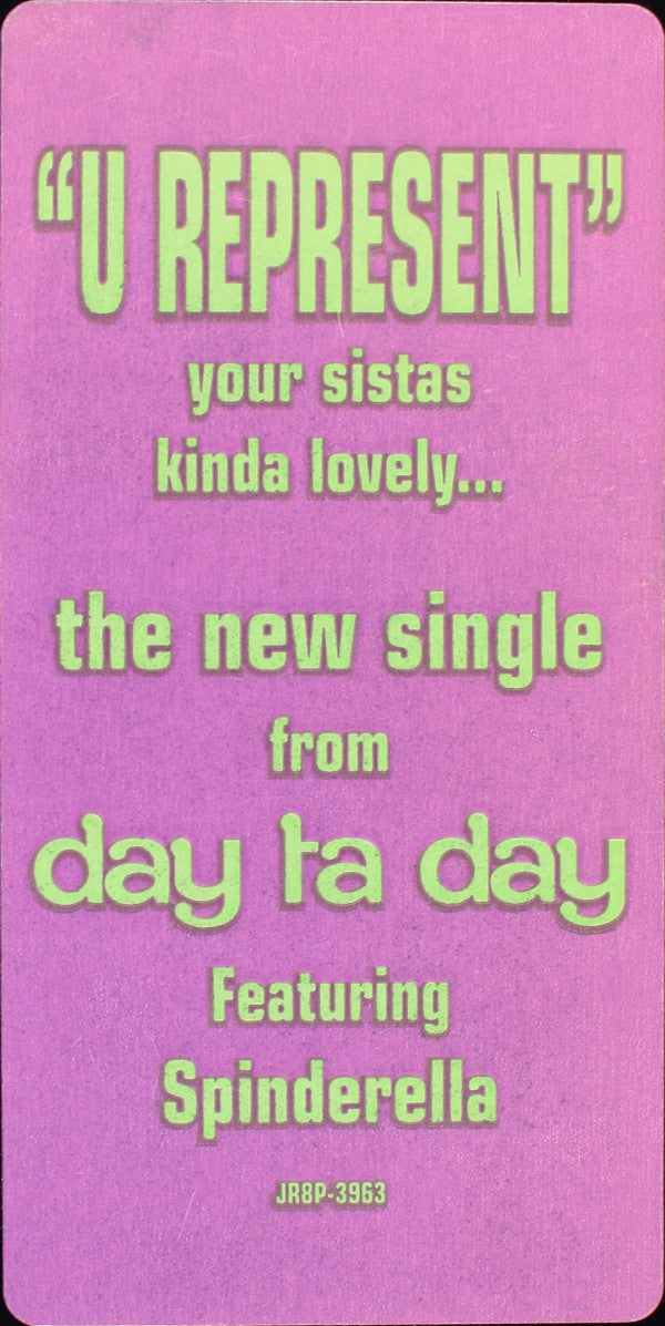 Day Ta Day : U Represent (12", Single, Promo)