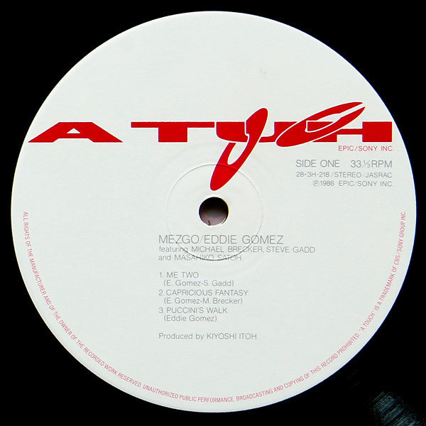 Eddie Gomez : Mezgo (LP, Album)