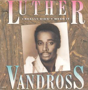 Luther Vandross : I Really Didn't Mean It (12", Single)