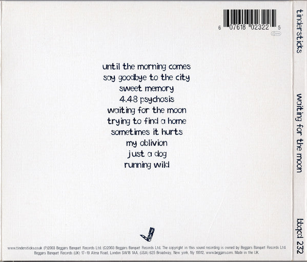 Tindersticks : Waiting For The Moon (CD, Album, Dig)