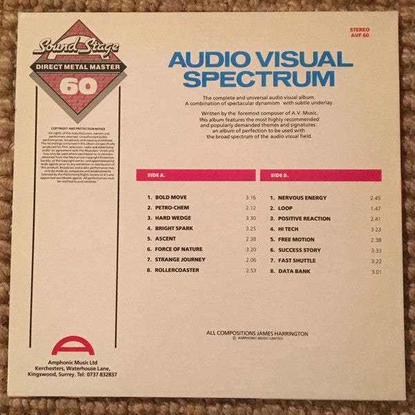 James Harrington : Audio Visual Spectrum (LP, Album)