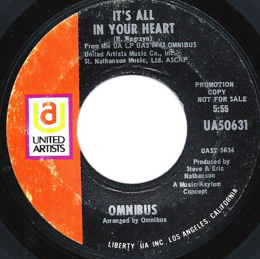 Omnibus : The Man Song (7", Single, Promo)