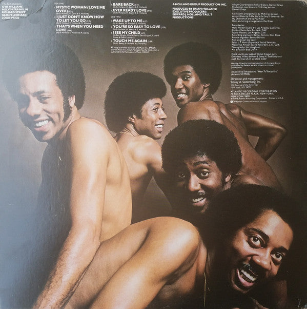 The Temptations : Bare Back (LP, Album, PR-)