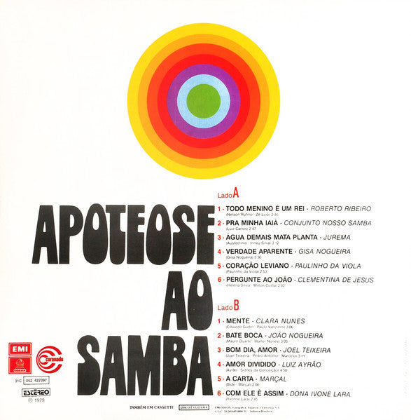 Various : Apoteose Ao Samba - Volume 2 (LP, Comp)