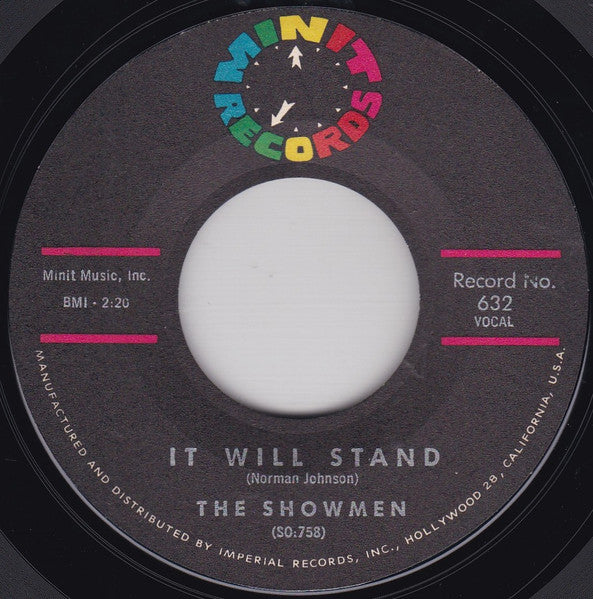 The Showmen : It Will Stand / Country Fool (7", Single)