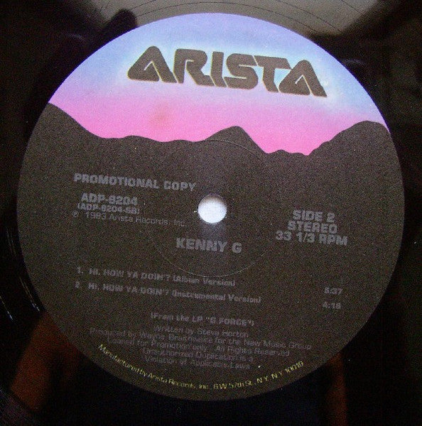 Kenny G (2) : Hi, How Ya Doin'? (12", Promo)