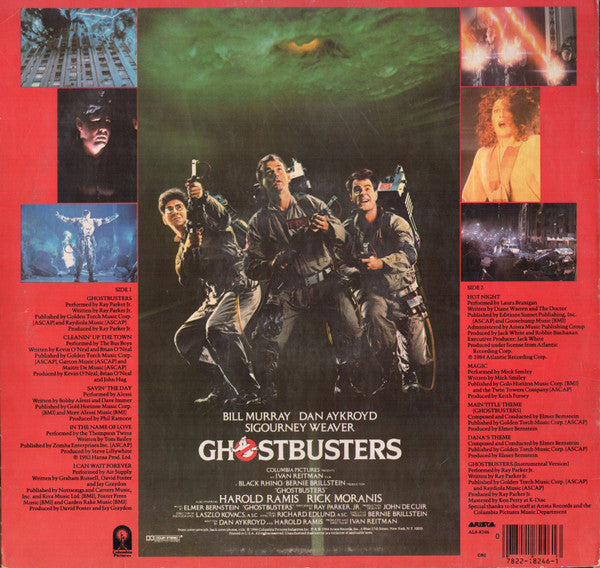 Various : Ghostbusters (Original Soundtrack) (LP, Album, Club, Car)