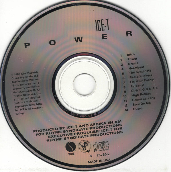 Ice-T : Power (CD, Album)