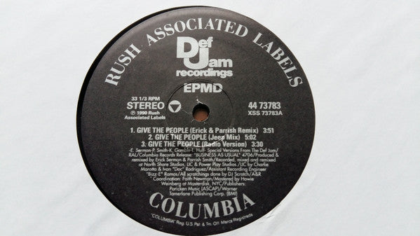 EPMD : Give The People (12", RE)