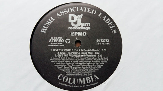 EPMD : Give The People (12", RE)