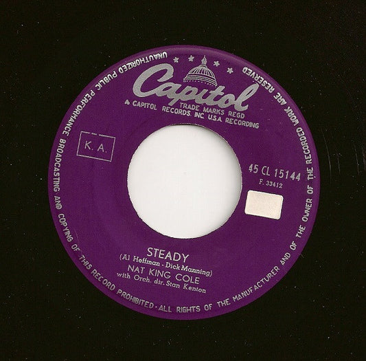 Nat King Cole - Stan Kenton : My Love / Steady (7", Single)