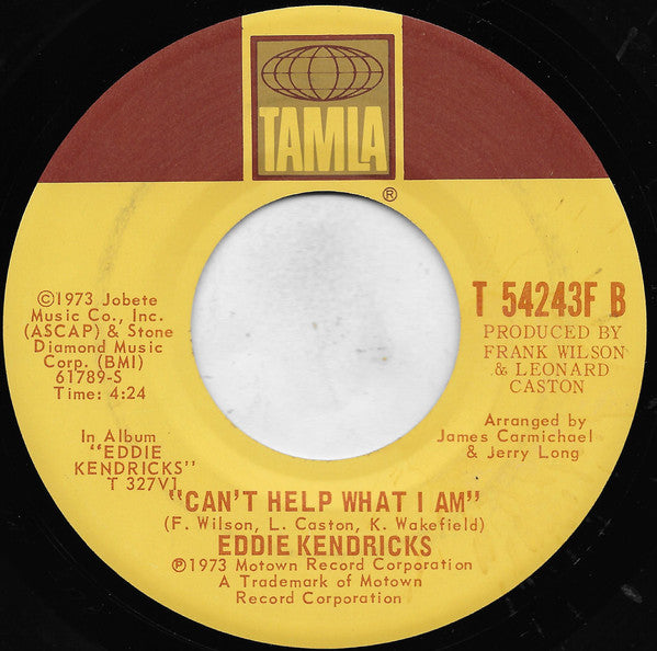 Eddie Kendricks : Boogie Down (7", Single)