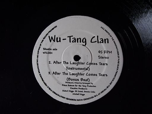 Wu-Tang Clan : After The Laughter Comes Tears (12", Unofficial)