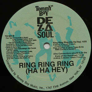 De La Soul : Ring Ring Ring (Ha Ha Hey) (12", Lab)