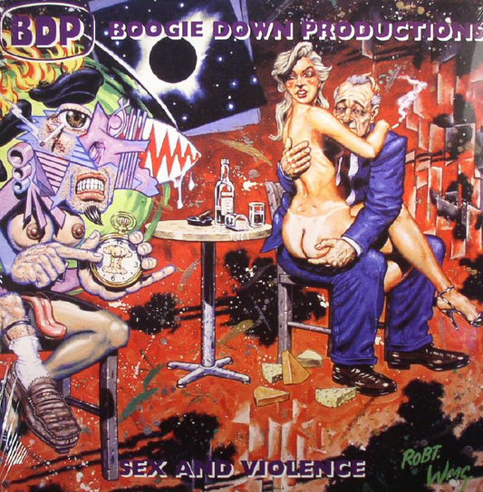 Boogie Down Productions - Sex And Violence  (2xLP, Album, Ltd, RE, Pur) (Mint (M))