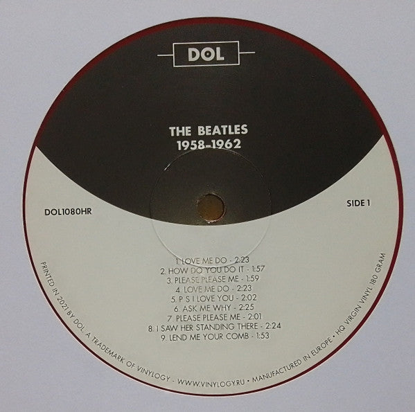 The Beatles - 1958-1962 (LP) (Mint (M)) (Red)