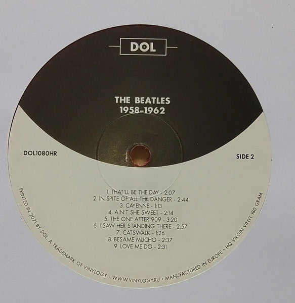 The Beatles - 1958-1962 (LP) (Mint (M)) (Red)